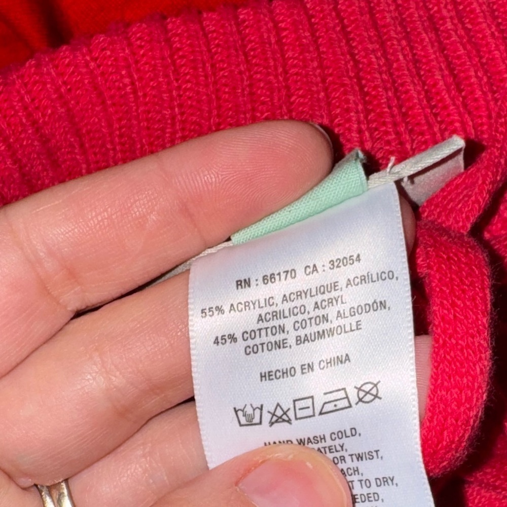 Anthropologie Saturday Sunday Pink Cableknit Tie Waist Lounge Sweater Shorts M - Picture 6 of 6